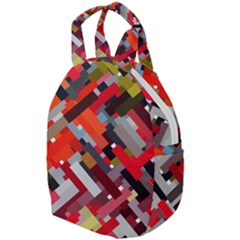 Maze Mazes Fabric Fabrics Color Travel Backpacks by Sapixe