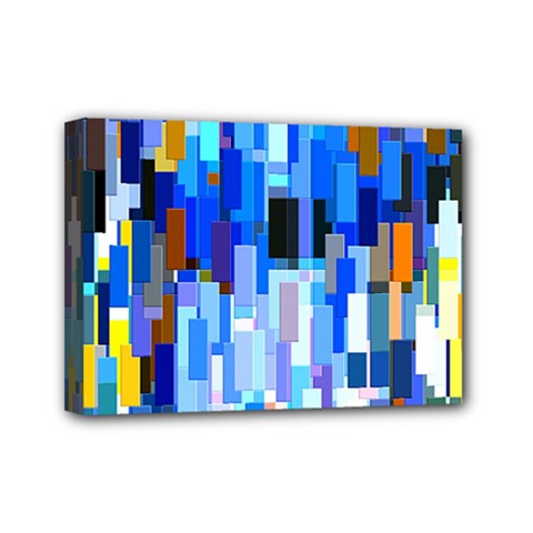 Color Colors Abstract Colorful Mini Canvas 7  X 5  (stretched) by Sapixe