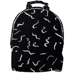 Scribbles Lines Drawing Picture Mini Full Print Backpack by Sapixe