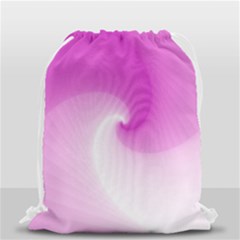 Abstract Spiral Pattern Background Drawstring Bag (small) by Sapixe