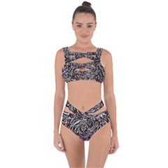 Stained Glass Bandaged Up Bikini Set  by Mariart