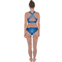 Abstract Rain Space Cross Back Hipster Bikini Set View2