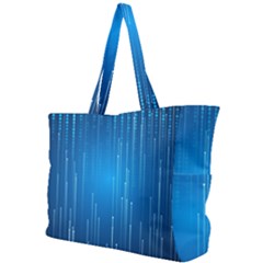 Abstract Rain Space Simple Shoulder Bag by Bajindul