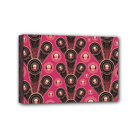 Background Abstract Pattern Mini Canvas 6  X 4  (stretched) by Bajindul