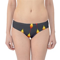 Flower Buds Floral Night Hipster Bikini Bottoms by Bajindul