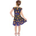 Flower Buds Floral Night Kids  Short Sleeve Dress View2