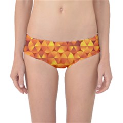 Background Triangle Circle Abstract Classic Bikini Bottoms by Bajindul