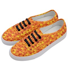 Background Triangle Circle Abstract Women s Classic Low Top Sneakers by Bajindul