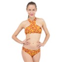 Background Triangle Circle Abstract High Neck Bikini Set View1