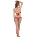 Pattern Background Structure Cross Front Halter Bikini Set View2