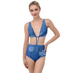 Time Clock Watch Hours Tied Up Two Piece Swimsuit by Bajindul
