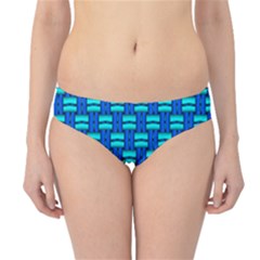 Pattern Graphic Background Image Blue Hipster Bikini Bottoms by Bajindul