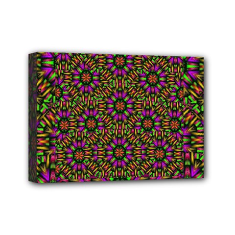 Paradise Flower In The Jungle Mini Canvas 7  X 5  (stretched) by pepitasart