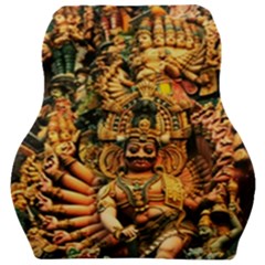 Sculpture Art Temple Tower Car Seat Velour Cushion  by Pakrebo