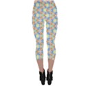 Background Wallpaper Pattern Capri Leggings  View2
