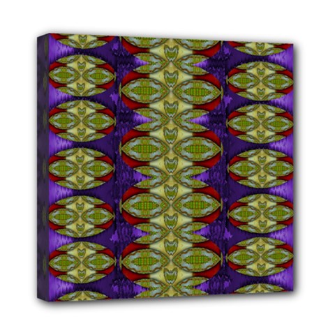 Divine Flowers Striving To Reach Universe Mini Canvas 8  X 8  (stretched) by pepitasart