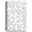 Doodle Pattern 5.5  x 8.5  Notebook View1