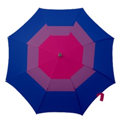 Bisexual Pride Flag Bi Lgbtq Flag Hook Handle Umbrellas (small) by lgbtnation