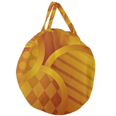 Background Abstract Shapes Circle Giant Round Zipper Tote by Pakrebo