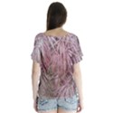 Fineleaf Japanese Maple in April V-Neck Flutter Sleeve Top View2