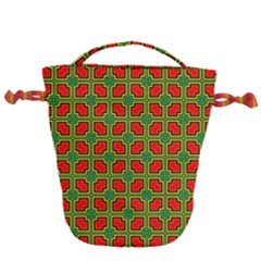 Pattern Modern Texture Seamless Drawstring Bucket Bag by Nexatart
