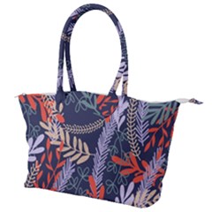 Summer Leaves Canvas Shoulder Bag by charliecreates