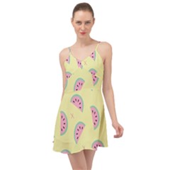 Watermelon Wallpapers  Creative Illustration And Pattern Summer Time Chiffon Dress by BangZart