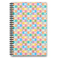 Seamless Pattern Background Abstract 5 5  X 8 5  Notebook by Pakrebo