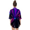 Abstract Background Lightning Open Front Chiffon Kimono View2