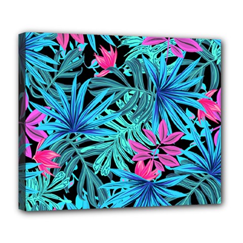 Leaves  Deluxe Canvas 24  X 20  (stretched) by Sobalvarro