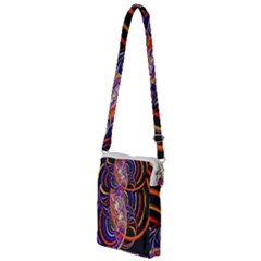 Multicolor Multi Color Circles Multi Function Travel Bag by Pakrebo