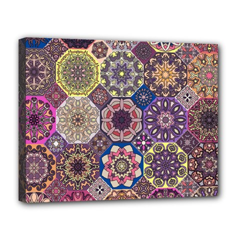 Oriental Canvas 14  X 11  (stretched) by Sobalvarro