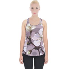 Peach Blossom Seamless Pattern Vector Piece Up Tank Top by Sobalvarro