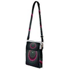 Fractal Circle Fantasy Texture Multi Function Travel Bag by Pakrebo