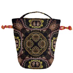 Fractal Fractal Art Texture Drawstring Bucket Bag by Pakrebo