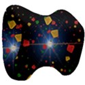 Technology Background Pattern Head Support Cushion View3