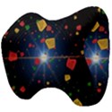 Technology Background Pattern Head Support Cushion View4