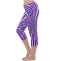 Background Abstract Purple Design Capri Yoga Leggings View2