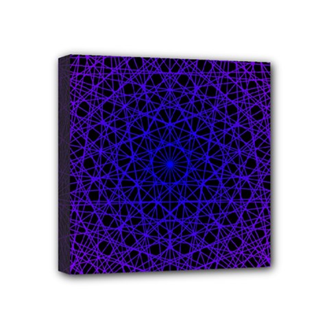 Background Lines Pattern Line Art Mini Canvas 4  X 4  (stretched) by Pakrebo