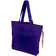 Background Lines Pattern Line Art Drawstring Tote Bag by Pakrebo