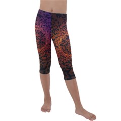 Software Development Virtual Kids  Lightweight Velour Capri Leggings  by Pakrebo