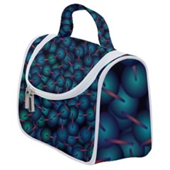 Background Abstract Textile Design Satchel Handbag by Pakrebo