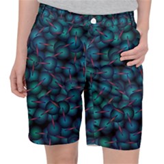 Background Abstract Textile Design Pocket Shorts by Pakrebo