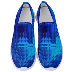 Inary Null One Figure Abstract Men s Slip On Sneakers by Pakrebo