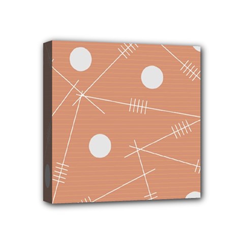 Background Non Seamless Pattern Abstract Mini Canvas 4  X 4  (stretched) by Pakrebo