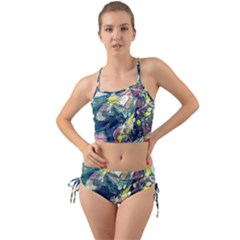Paint Acrylic Paint Art Colorful Mini Tank Bikini Set by Pakrebo