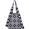 Seamless Pattern Ornament Center Zip Backpack View2