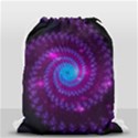Fractal Spiral Space Galaxy Drawstring Bag (Small) View2
