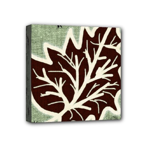 Drawing Autumn Leaves Season Mini Canvas 4  X 4  (stretched) by Pakrebo