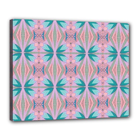 Seamless Wallpaper Pattern Canvas 20  X 16  (stretched) by Pakrebo
